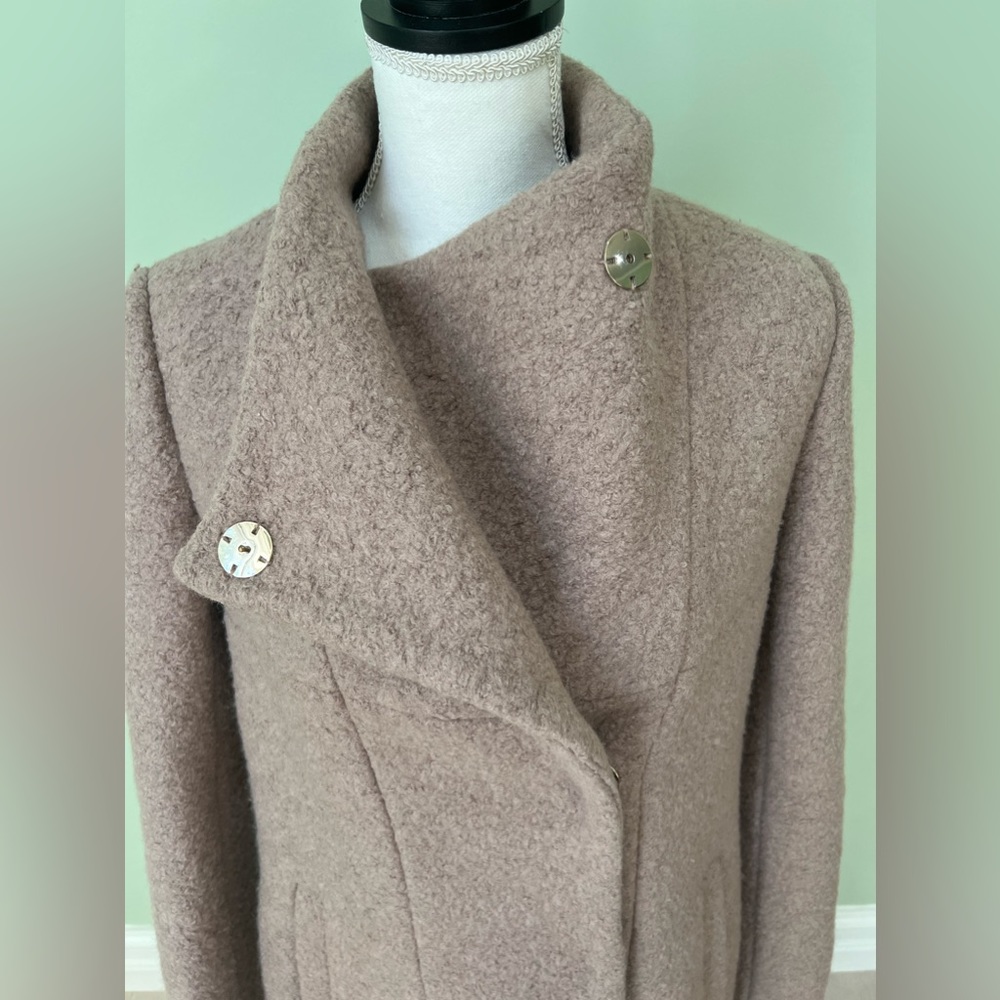 Kenneth Cole Blush Wool Blend Coat